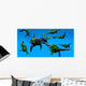Nothosaurus Marine Reptile Attacks Wall Decal