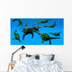 Nothosaurus Marine Reptile Attacks Wall Decal