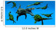 Nothosaurus Marine Reptile Attacks Wall Decal