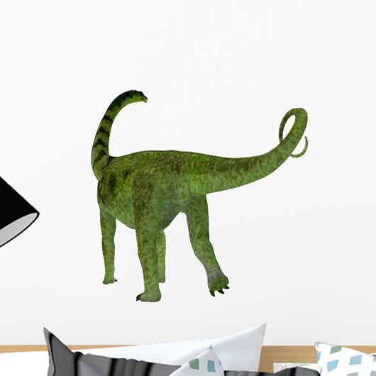 Puertasaurus Dinosaur White Wall Decal Design 1