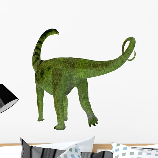 Puertasaurus Dinosaur White Wall Decal Design 1