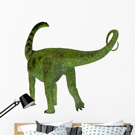Puertasaurus Dinosaur White Wall Decal Design 1