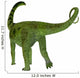 Puertasaurus Dinosaur White Wall Decal Design 1