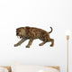 Angry Saber-toothed Tiger Wall Decal