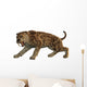 Angry Saber-toothed Tiger Wall Decal