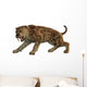 Angry Saber-toothed Tiger Wall Decal