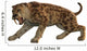 Angry Saber-toothed Tiger Wall Decal