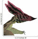 Thalassodromeus Pterosaur Headshot Wall Decal