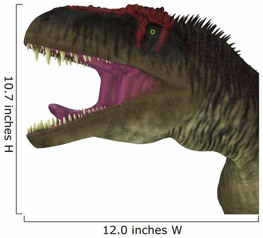 Tyrannotitan Dinosaur Head Wall Decal