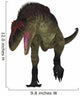 Tyrannotitan Dinosaur White Wall Decal Design 3