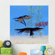 Two Liopleurodon Marine Reptiles Wall Decal