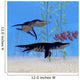 Two Liopleurodon Marine Reptiles Wall Decal