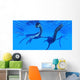 Plesiosaurus Dinosaurs Swim Together Wall Decal Design 1