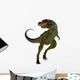 Albertosaurus Dinosaur White Wall Decal Design 2