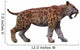 Saber-toothed Tiger White Wall Decal