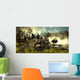 Stegosaurus Dinosaurs Drinking Water Wall Decal