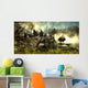Stegosaurus Dinosaurs Drinking Water Wall Decal