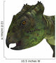 Archaeoceratops Dinosaur Head Wall Decal