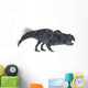 Protoceratops Dinosaur White Wall Decal