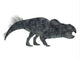 Protoceratops Dinosaur White Wall Decal
