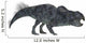 Protoceratops Dinosaur White Wall Decal