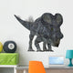 Front Protoceratops Dinosaur Wall Decal