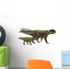 Adult Psittacosaurus Dinosaur with Wall Decal Design 2