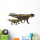 Adult Psittacosaurus Dinosaur with Wall Decal Design 2
