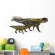 Adult Psittacosaurus Dinosaur with Wall Decal Design 2