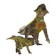 Adult Psittacosaurus Dinosaur with Wall Decal Design 1