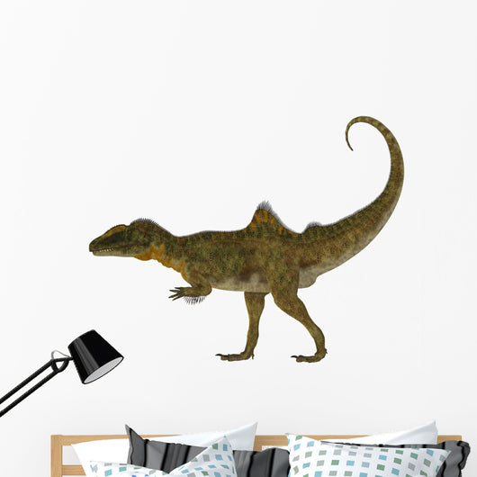 Side Profile Concavenator Dinosaur Wall Decal