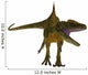 Concavenator Dinosaur Roaring Wall Decal