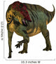 Front Shuangmiaosaurus Dinosaur Wall Decal