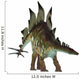 Stegosaurus Dinosaur White Wall Decal