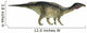 Lurdusaurus Dinosaur Side Profile Wall Decal