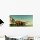 Ampelosaurus Dinosaurs Eating Underwater Wall Decal