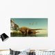 Ampelosaurus Dinosaurs Eating Underwater Wall Decal