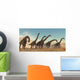 Brachiosaurus Dinosaur Herd Moving Wall Decal