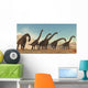 Brachiosaurus Dinosaur Herd Moving Wall Decal