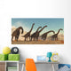 Brachiosaurus Dinosaur Herd Moving Wall Decal