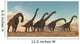 Brachiosaurus Dinosaur Herd Moving Wall Decal