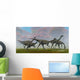 Flock Gallimimus Dinosaur Reptiles Wall Decal
