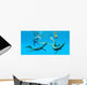 Mesosaurus Reptiles Chase after Wall Decal