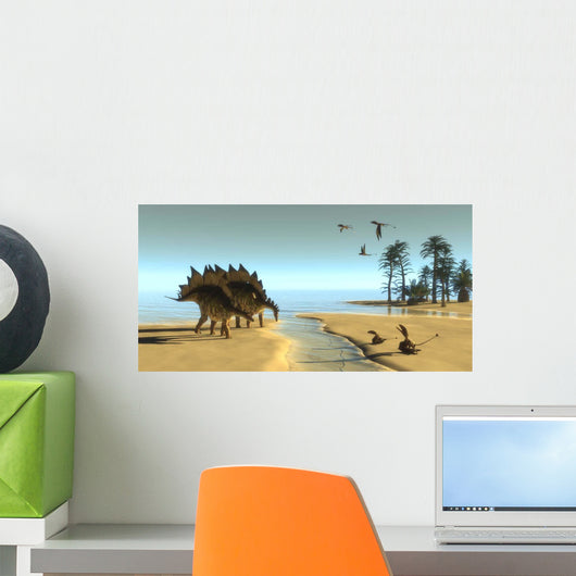 Dimorphodon Reptiles Fly over Wall Decal