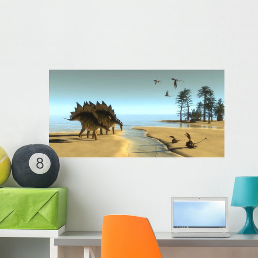Dimorphodon Reptiles Fly over Wall Decal