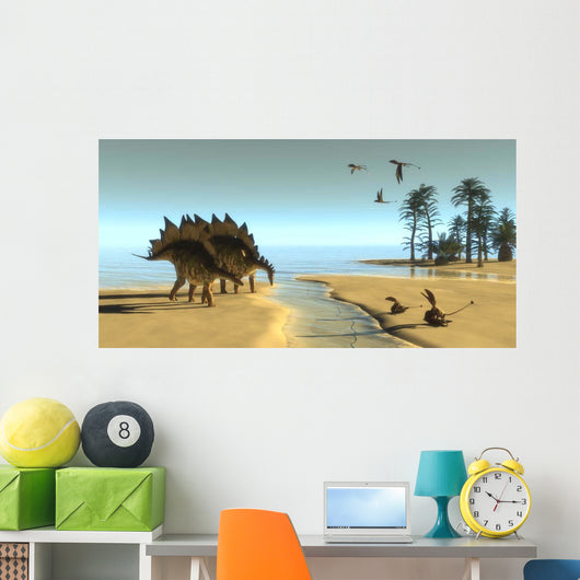 Dimorphodon Reptiles Fly over Wall Decal