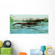 Uberabasuchus Dinosaur Reptiles Catching Wall Decal