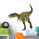 Abelisaurus Dinosaur Rear White Wall Decal