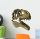 Acrocanthosaurus Dinosaur Fossil Head Wall Decal