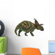 Albertaceratops Dinosaur Side Profile Wall Decal